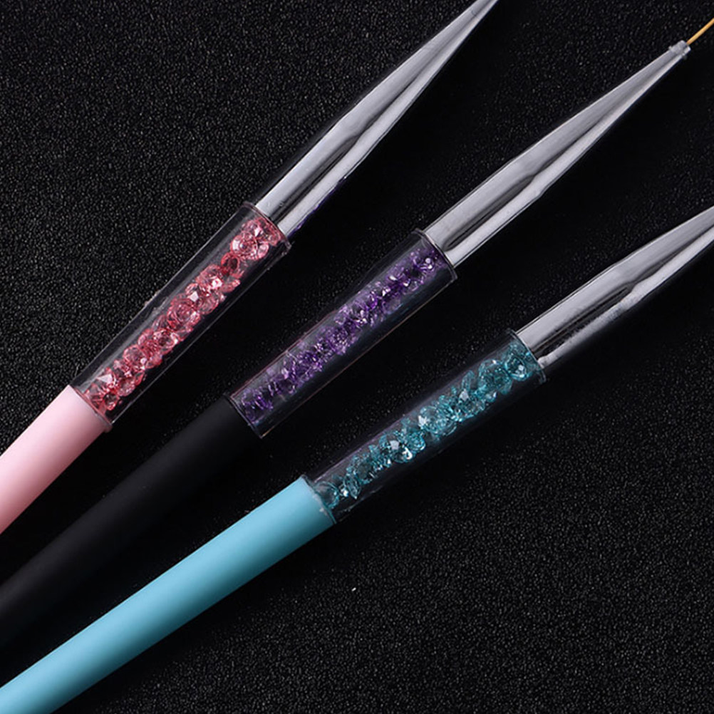 Detailing Brush Set - 3Pcs Nail Art Pen Set Fine