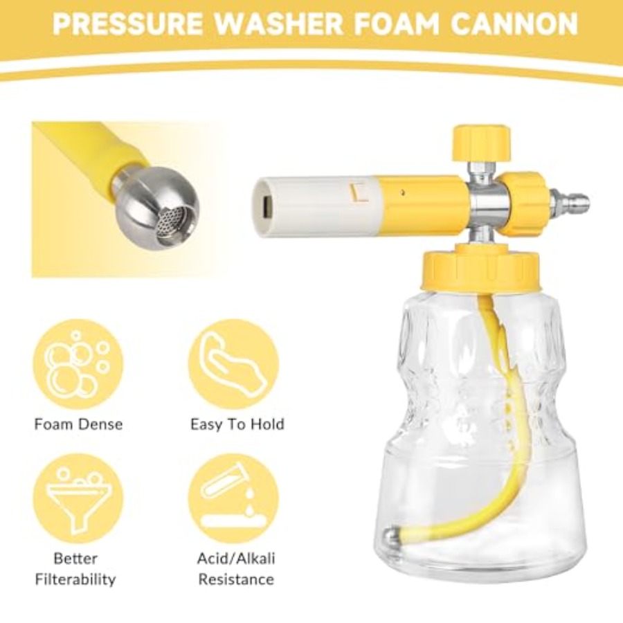 Foam Cannon for Pressure Washe – обзор и цена Foam Cannon Car Wash
