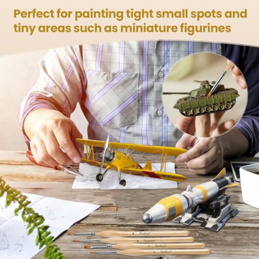 10 pcs Miniature Detail Paint  – обзор и цена Detailing Brush Set