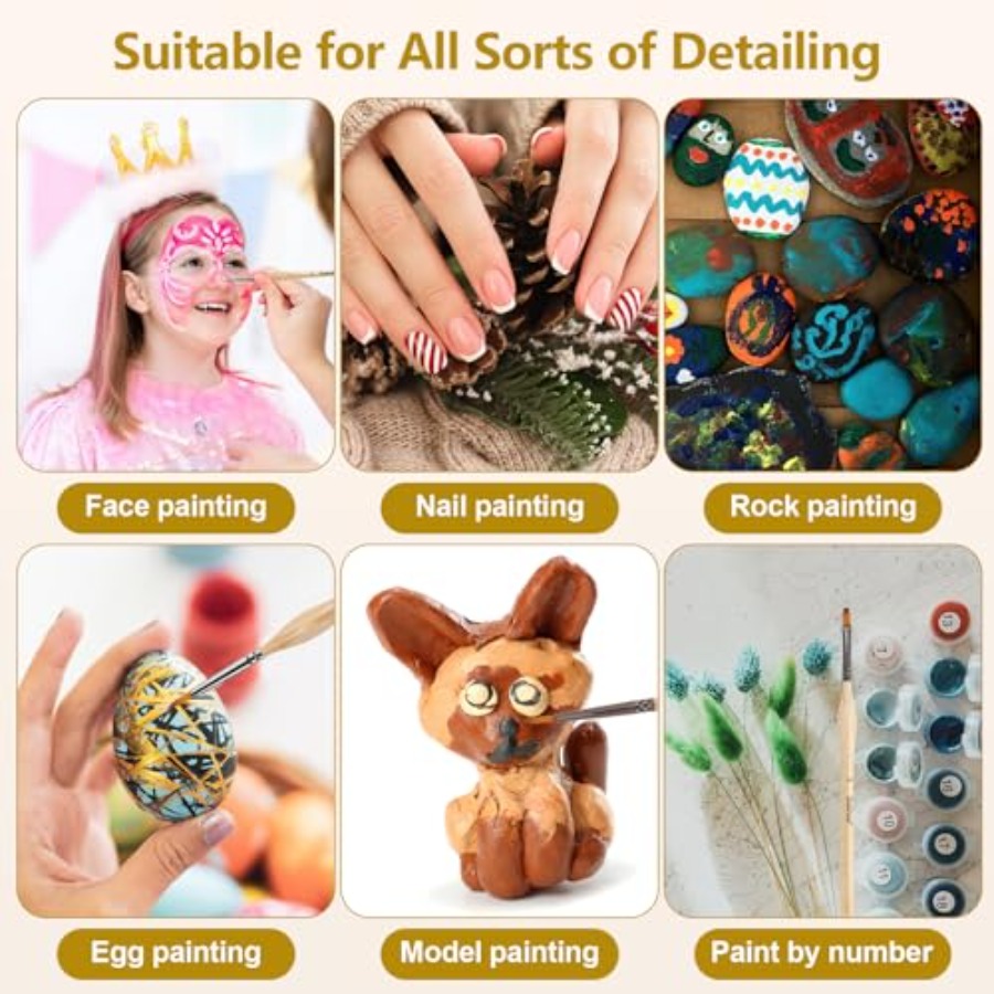 10 pcs Miniature Detail Paint  – обзор и цена Detailing Brush Set