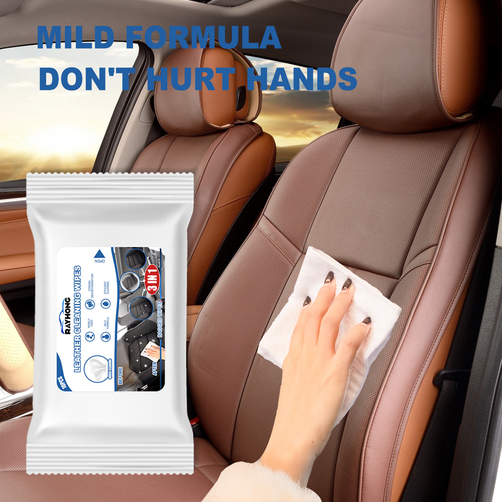 Car Leather Cleaning Wipes, Se – обзор и цена Dirt Brush Interior