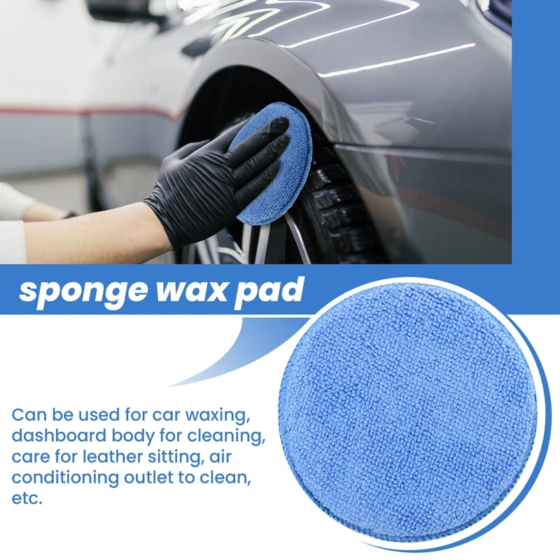 5Inch Microfiber Wax Applicato – обзор и цена Wax Applicator Pad