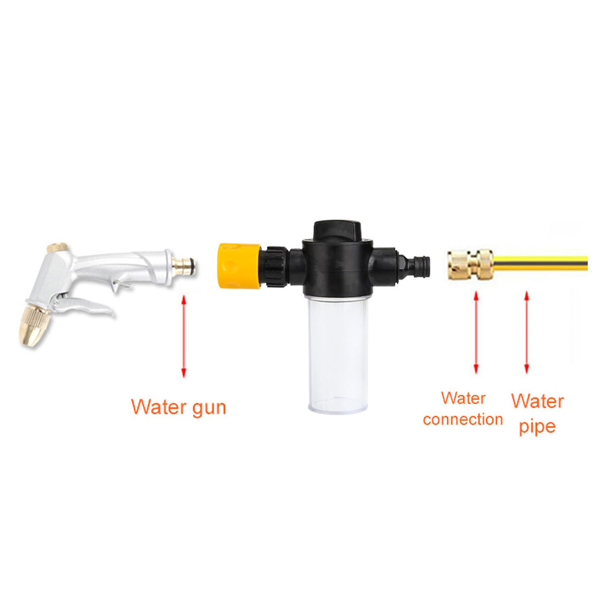 Foam pot Car Wash Foam Gun - A – обзор и цена Pressure Washer Foam Gun