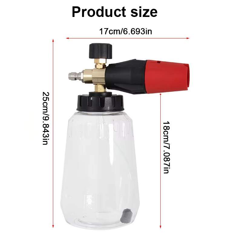 High Pressure PA Foam Cannon   – обзор и цена Pressure Washer Foam Gun