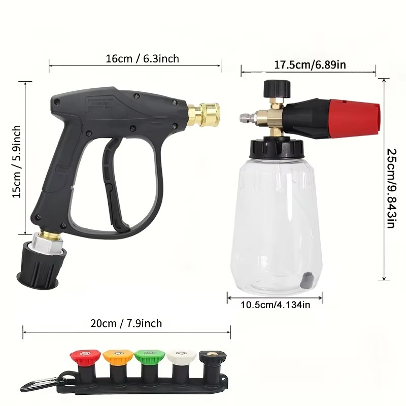Snow Foam Cannon Lance Kit Com – обзор и цена Pressure Washer Foam Gun