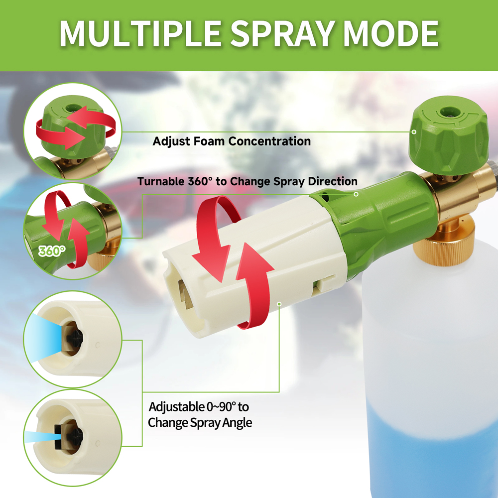 Aluminum Foam gun Lance Foam c – обзор и цена Pressure Washer Foam Gun