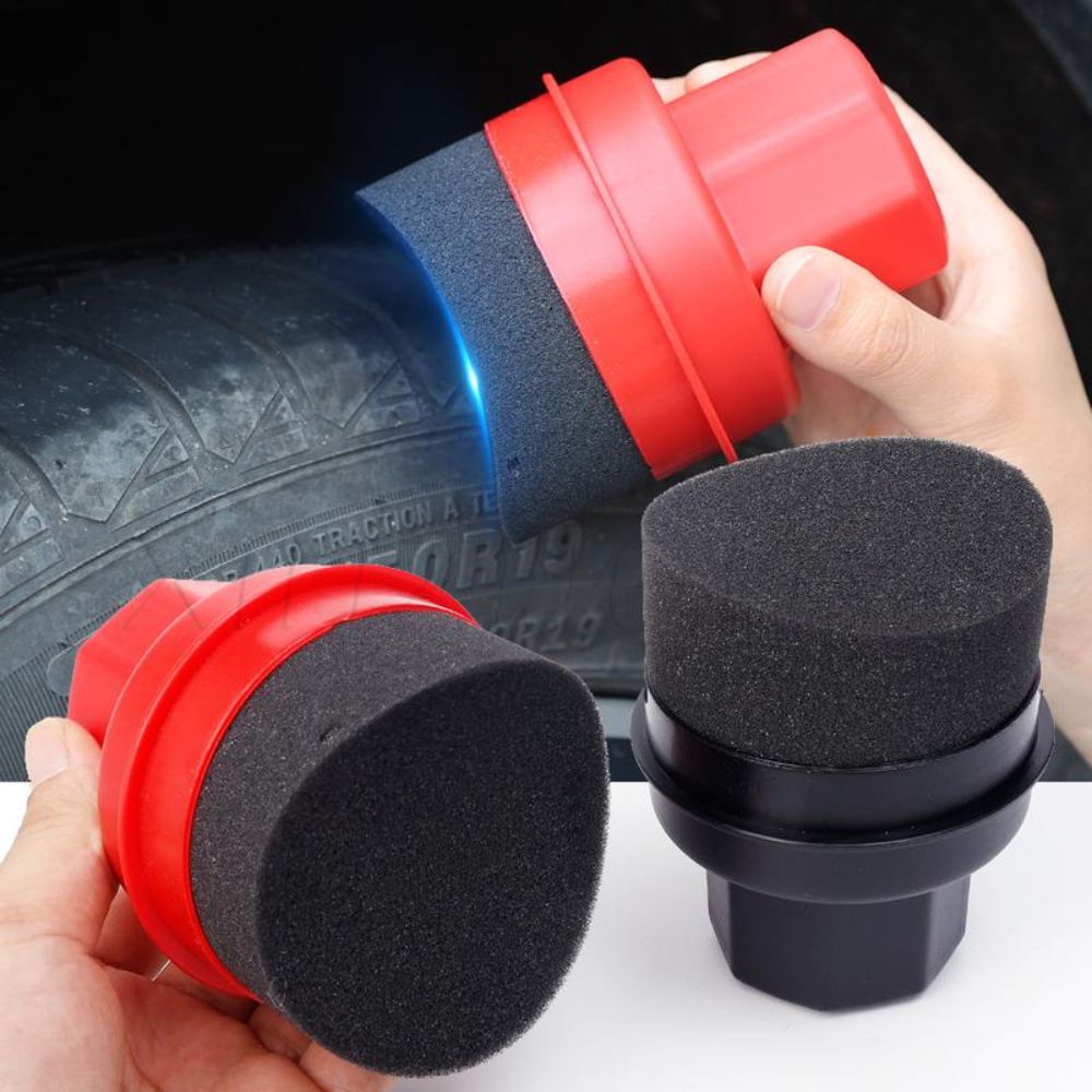 Curved Tire Polishing Sponge w – обзор и цена Wax Applicator Pad