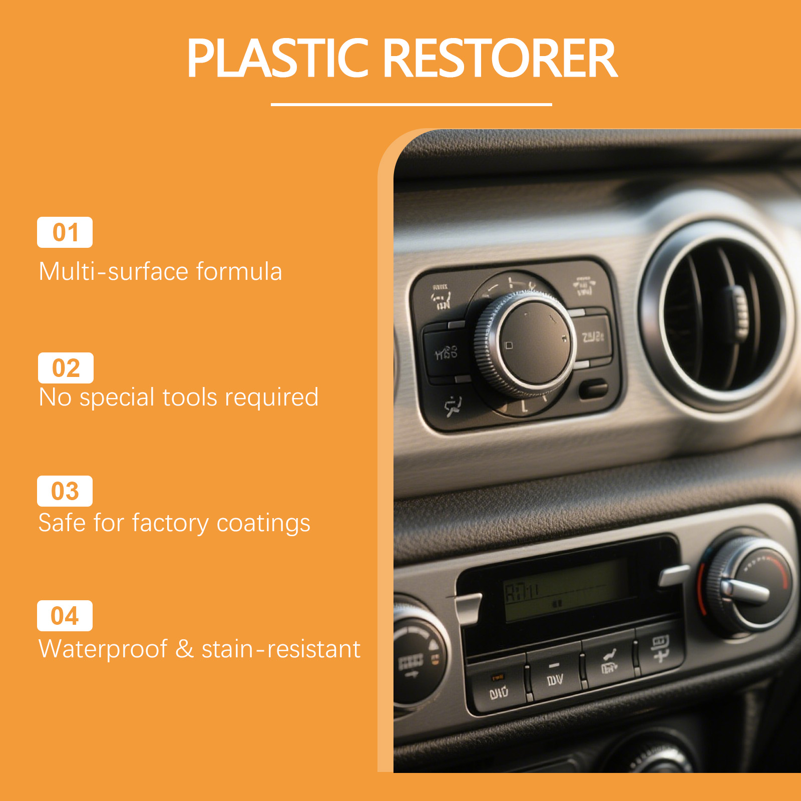 Automotive Plastic Restorer Pa – обзор и цена Trim Restorer Plastic