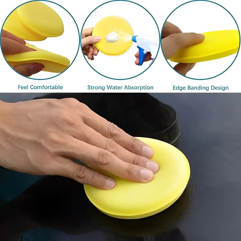 6PCS Car Care Foam Wax Applica – обзор и цена Wax Applicator Pad