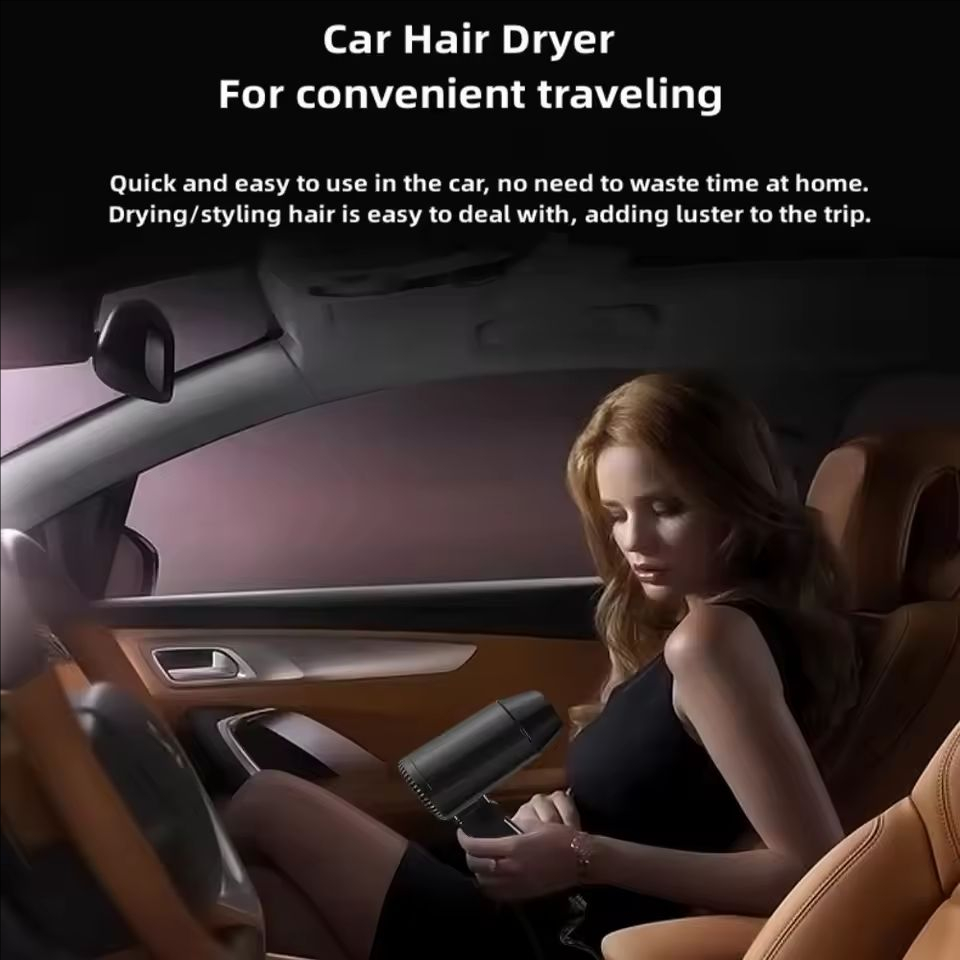 Portable 12V Folding Car Hair  – обзор и цена Dryer Car Blower