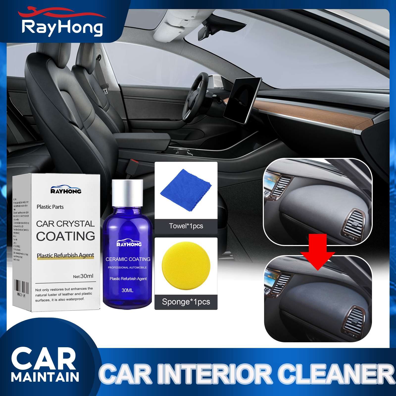 Plastic Restorer Dashboard Res – обзор и цена Trim Restorer Plastic