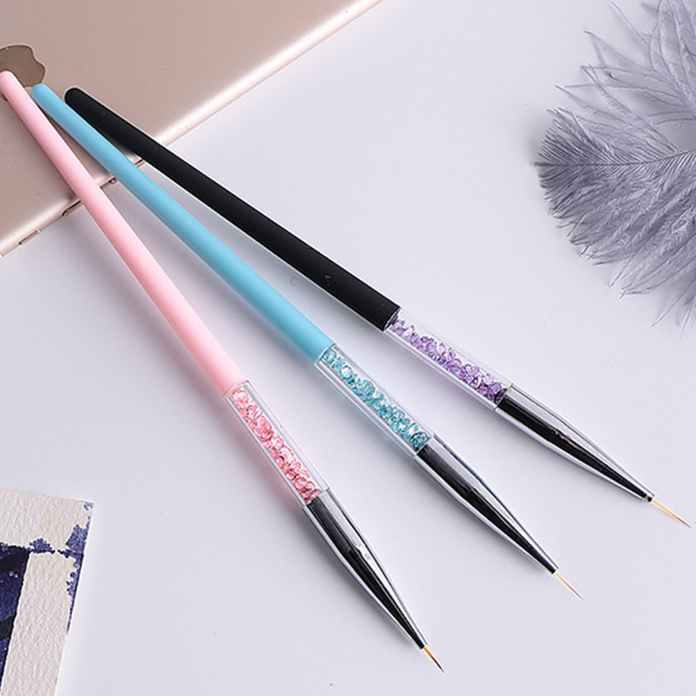 3Pcs Nail Art Pen Set Fine Tip – обзор и цена Detailing Brush Set
