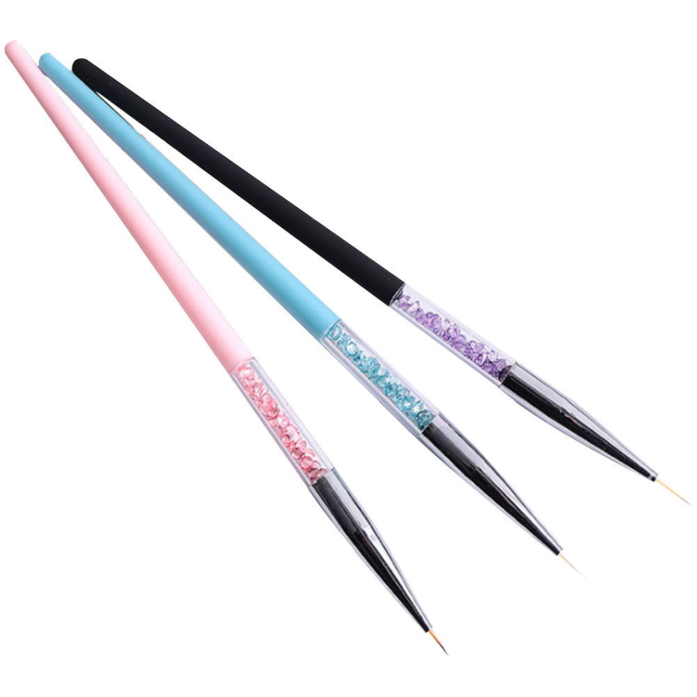3Pcs Nail Art Pen Set Fine Tip – обзор и цена Detailing Brush Set