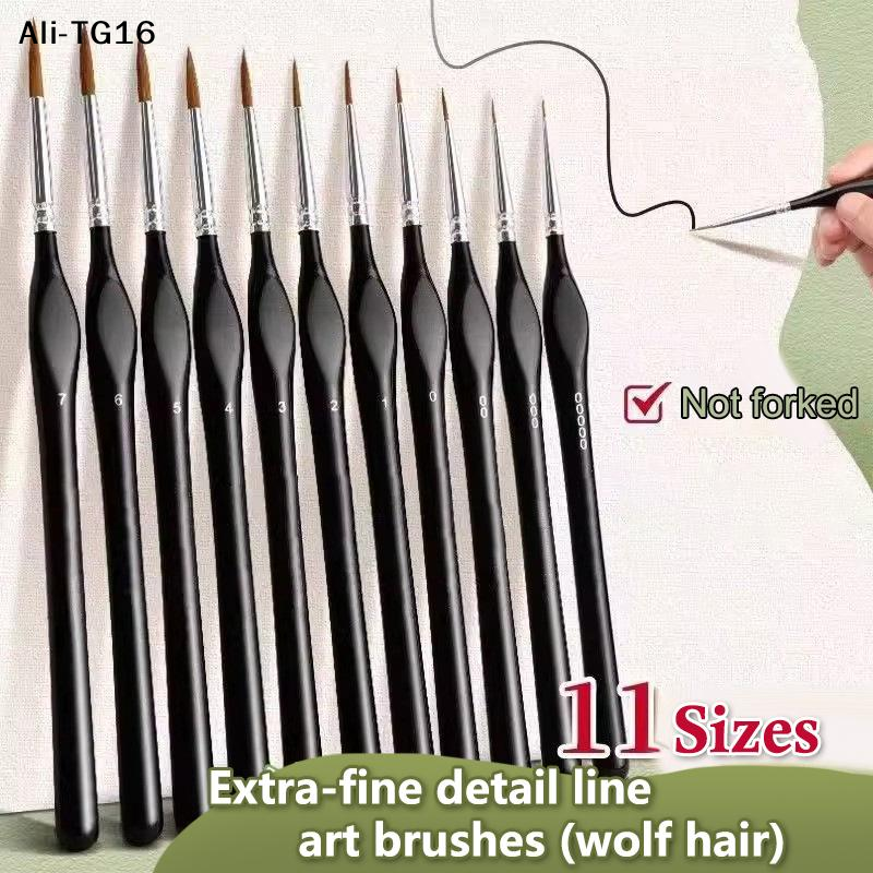 【B11】11Pc Miniature Detail Pai – обзор и цена Detailing Brush Set