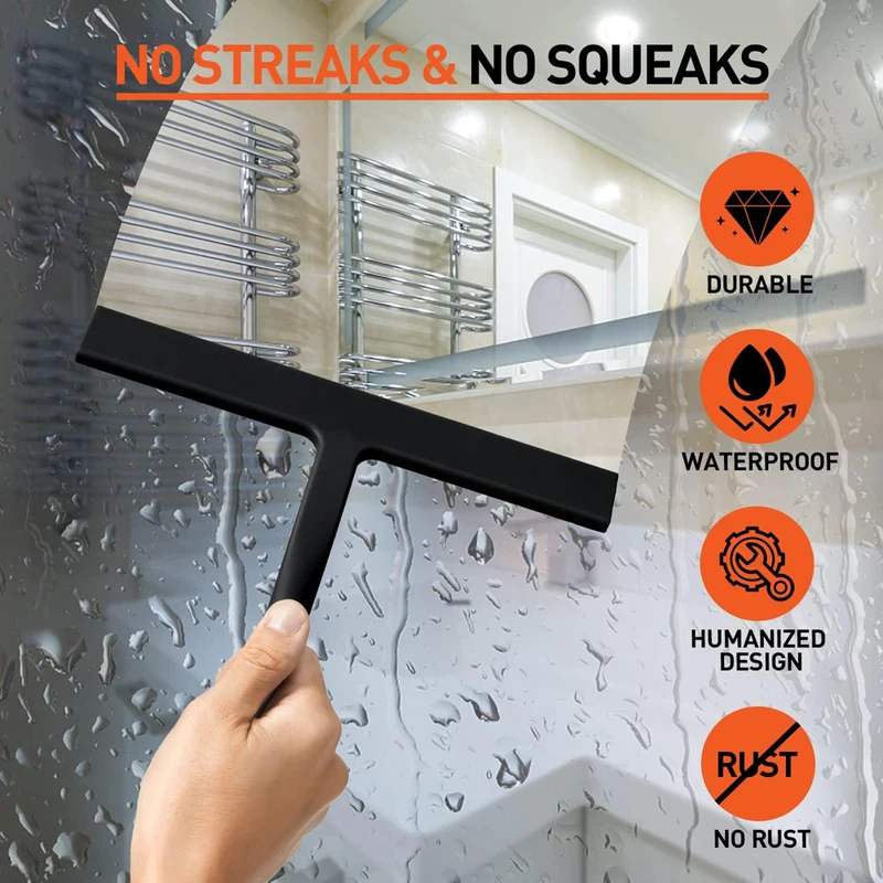 Silicone Squeegee Streak Free  – обзор и цена Glass Cleaner Streak