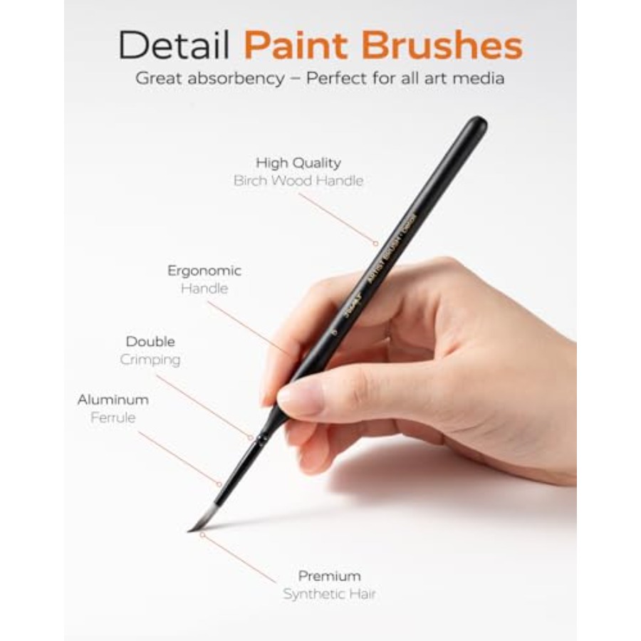 Detail Paint Brushes Set, 12 P – обзор и цена Detailing Brush Set