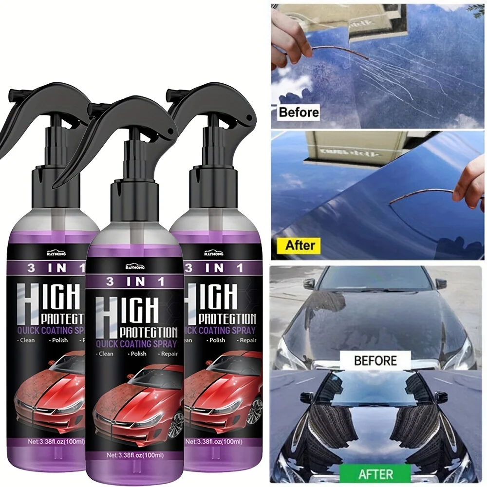 3 in 1 Car Ceramic Liquid Coat – обзор и цена Car Wax Ceramic Coating