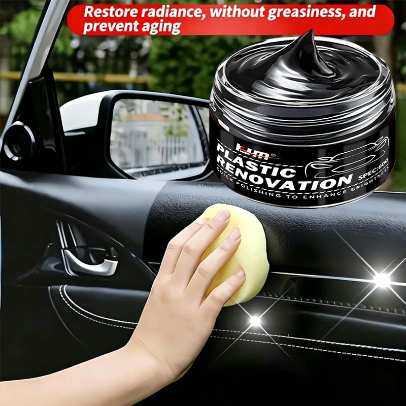 KJM Deep Black Gloss Car Renov – обзор и цена Trim Restorer Plastic