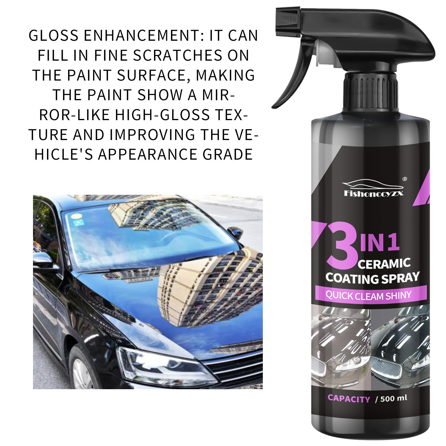 3 in 1 Car Ceramic Liquid Coat – обзор и цена Car Wax Ceramic Coating