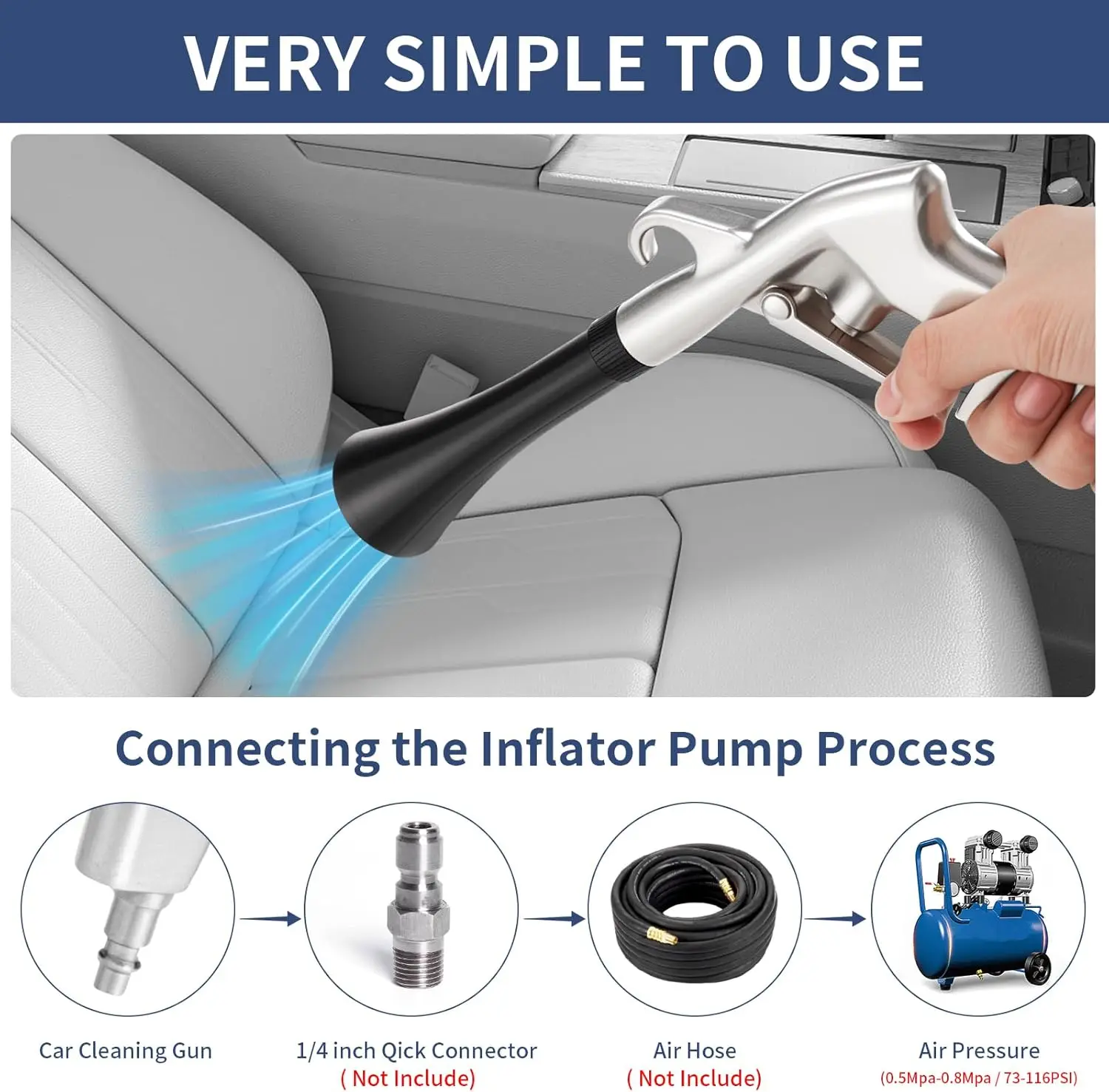 High Pressure Air Blow Gun Pro – обзор и цена Dryer Car Blower